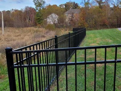 Aluminum Fence Installation Project