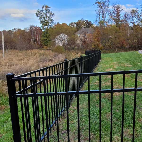 Aluminum Fence Installation Project
