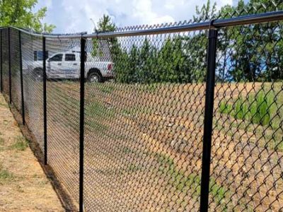 Black Chain Link Fencing