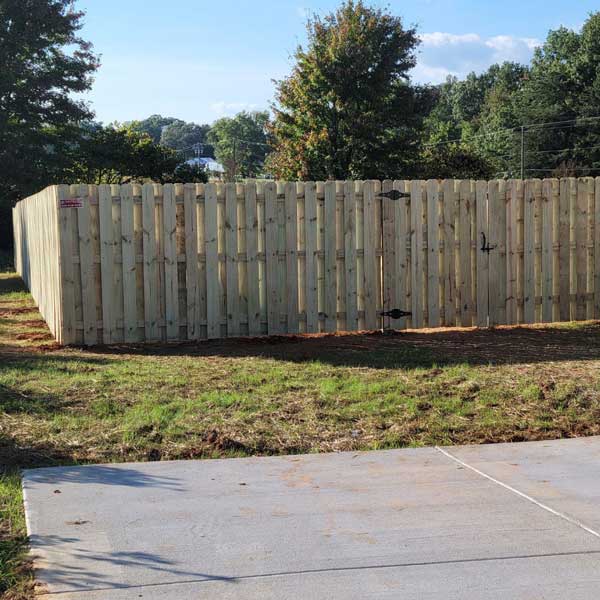 Wood Privacy Fencing